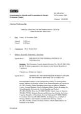 Journal of the 308th Special Plenary Meeting of the Permanent Council
