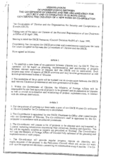 Memorandum of understanding between the Government of Ukraine and the OSCE