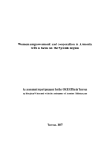 Women's empowerment and co-operation in Armenia with a focus on the Syunik region
