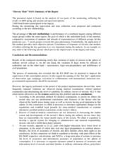 “Zinvory Mair” NGO: Summary of the Report