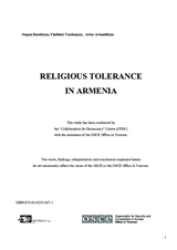 Religious tolerance in Armenia