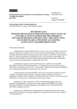 Decisione N.4/13 sul potenziamento delle iniziative dell’OSCE volte ad attuare il Piano d’azione per migliorare la situazione dei rom e dei sinti nell’area dell’OSCE, con particolare attenzione alle donne, ai giovani e ai bambini rom e sinti