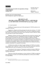 Ljubljana Ministerial Decision No. 6 on further measures to enhance container security (fr)