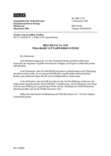 Decision No. 8/03 on Man-Portable Air Defence Systems (de)