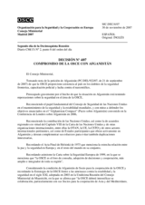 Decisión Nº 4/07 relativa al compromiso de la OSCE con Afganistán