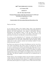 Statement by the Delegation of Israel in response to the addresses by Ambassador Szabolcs Takács and by Ambassador Felix Klein