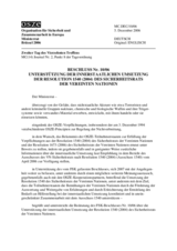 Beschluss No. 10/06 über die Unterstützung der innerstaatlichen Umsetzung der Resolution 1540 (2004) des Sicherheitsrats der Vereinten Nationen