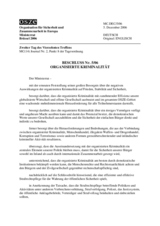 Beschluss Nr. 5/06 über die organisierte Kriminalität  