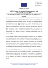 Statement by the Dutch EU Presidency on the situation in and around Ukraine 