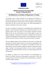 Statement by the Dutch EU Presidency on the freedom of expression in Turkey