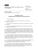 Décision No 1196 du Conseil permanent