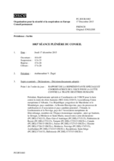 Journal de la 1083ème séance plénière du Conseil