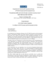 Closing Statement by Dr. Halil Yurdakul Yigitguden