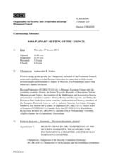 Journal of the 848th Plenary Meeting of the Permanent Council