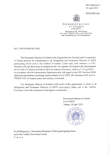 Response by the Delegation of Iceland to the Questionnaire on the Code of Conduct on Politico-Military Aspects of Security Response by the Delegation of Iceland to the Questionnaire on the Code of Conduct on Politico-Military Aspects of Security