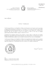 Response by the Delegation of Malta to the Questionnaire on the Code of Conduct on Politico-Military Aspects of Security