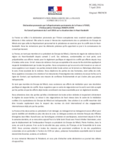 Déclaration prononcée par la Représentante permanente de la France à l’OSCE, L’Ambassadrice Véronique Roger-Lacan sur la situation dans le Haut-Karabakh