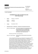 Journal der 1094. Sondersitzung des Ständigen Rates