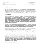 Session 1, Statement