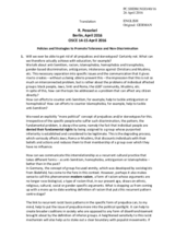 Statement by Dr. Ralf Possekel, Head of the Research Department