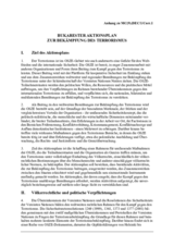 Bukarester Aktionsplan zur Bekämpfung des Terrorismus