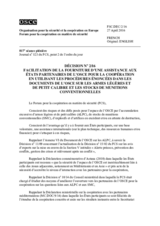 Décision No 2/16 du Forum pour la coopération en matière de sécurité