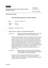 Journal of the 892nd Plenary Meeting of the Permanent Council