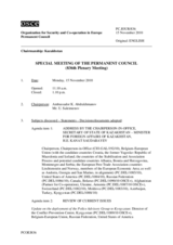 Journal of the 836th Special Plenary Meeting of the Permanent Council