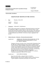 Journal of the 824th Plenary Meeting of the Permanent Council