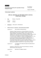 Journal of the 813th Special Plenary Meeting of the Permanent Council