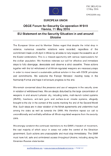 Statement by the Dutch EU Presidency on the situation in and around Ukraine 