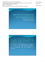 Presentation by Mr. Francois Vincke, Vice Chairman, Commission on Corporate Responsibility and Anti-Corruption