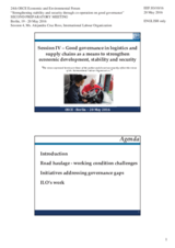 Presentation by Ms. Alejandra Cruz Ross, Technical Officer, Transport Sector, Sectoral Activities Department