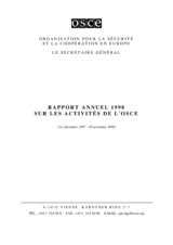 OSCE Annual Report 1998 (fr)