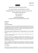 Welcoming Remarks by Dr. Halil Yurdakul Yiğitgüden