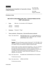 Diario de la 1080ª Sesión extraordinaria del Consejo Permanente 