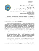 Statement by Dr. Michael R. Carpenter, Deputy Assistant Secretary of Defense 