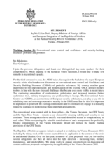 Statement by Mr. Lilian Darii, Deputy Minister of Foreign Affairs and European Integration