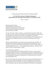 Speech by OSCE Chairperson-in-Office and Federal Foreign Minister Steinmeier