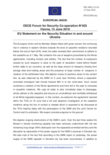 Statement by the Dutch EU Presidency on the situation in and around Ukraine 