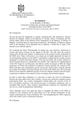 Statement by the Delegation of Moldova in response to the presentations by Mr. D. Neculaescu and by Mr. G. Rabai