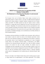 Statement by the Slovak EU Presidency on the situation in and around Ukraine