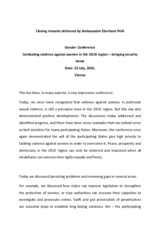 Closing remarks delivered by Ambassador Eberhard Pohl