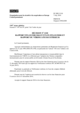 Décision No 1210 du Conseil permanent