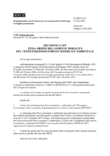 Decisione N.1217 del Consiglio permanente
