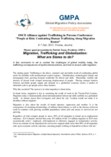 Panel 1: Presentation by Patrick Taran, President, Global Migration Policy Associates