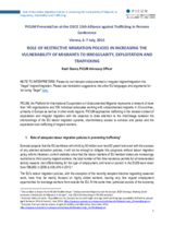Panel 1: Presentation by Kadri Soova, Advocacy Officer, Platform for International Cooperation on Undocumented Migrants (PICUM)