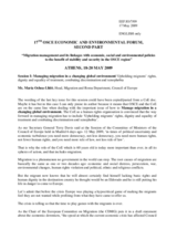 Presentation by Ms. Maria Ochoa-Llido, Head, Migration and Roma Department, Council of Europe