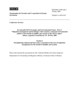 Presentation by Mr. Uladzimir Marhevich, Senior Inspector, Department for Citizenship and Migration, Ministry of Internal Affairs, Belarus