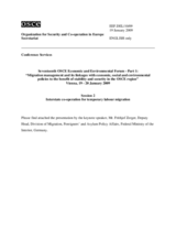 Presentation by Mr. Zerger, Deputy Head, Division of Migration, Foreigners' and Asylum Policy Affairs, Ministry of Interior of Germany